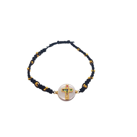 Pulsera Cruz de Colores