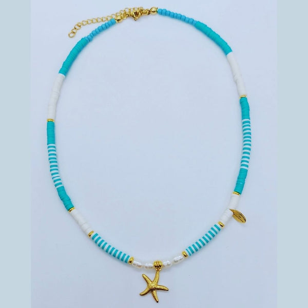 Collar Azul Estrella de Mar